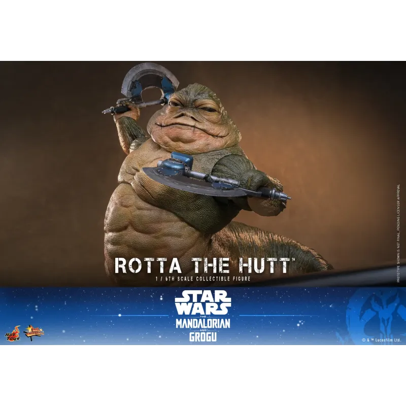 Star Wars: The Mandalorian & Grogu Rotta The Hutt Hot Toys