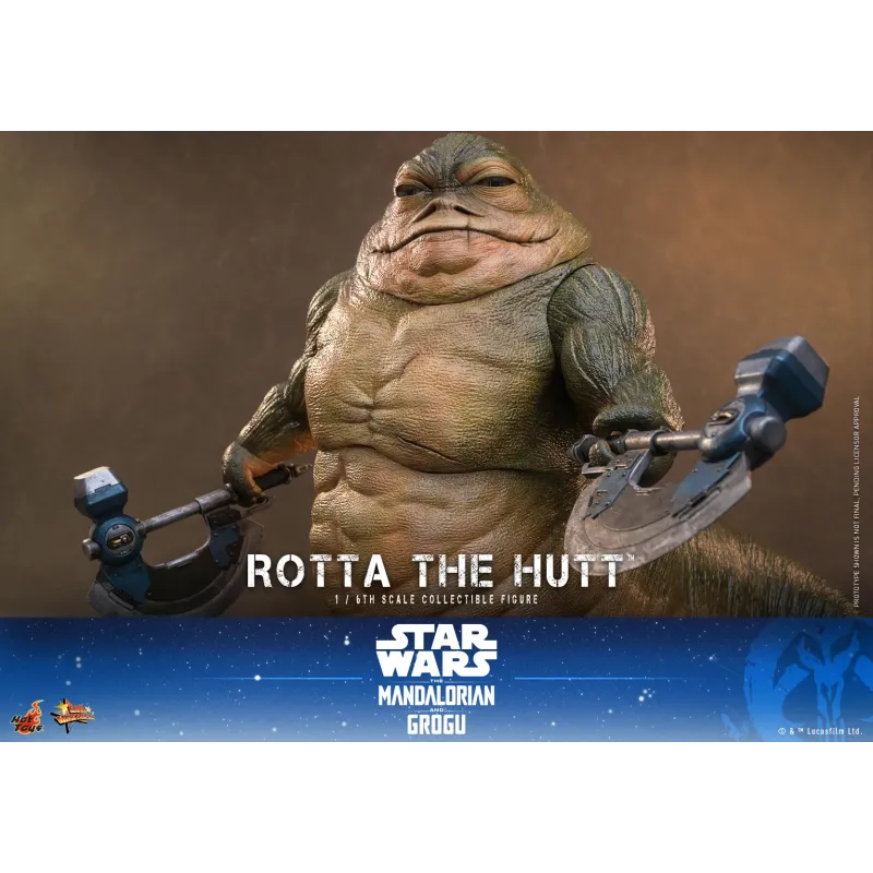 Star Wars: The Mandalorian & Grogu Rotta The Hutt Hot Toys