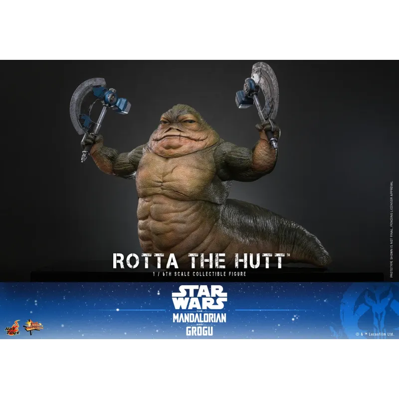 Star Wars: The Mandalorian & Grogu Rotta The Hutt Hot Toys
