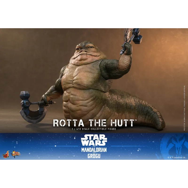 Star Wars: The Mandalorian & Grogu Rotta The Hutt Hot Toys