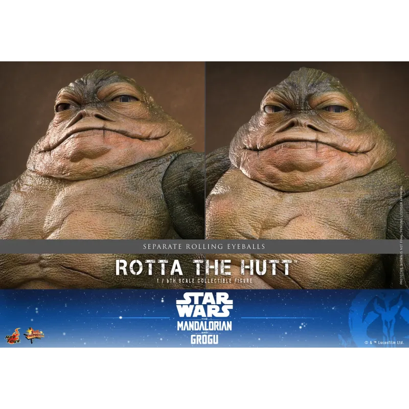 Star Wars: The Mandalorian & Grogu Rotta The Hutt Hot Toys