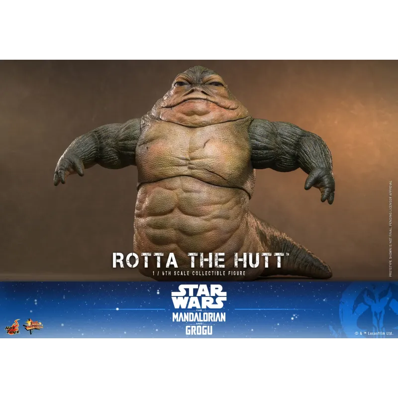 Star Wars: The Mandalorian & Grogu Rotta The Hutt Hot Toys