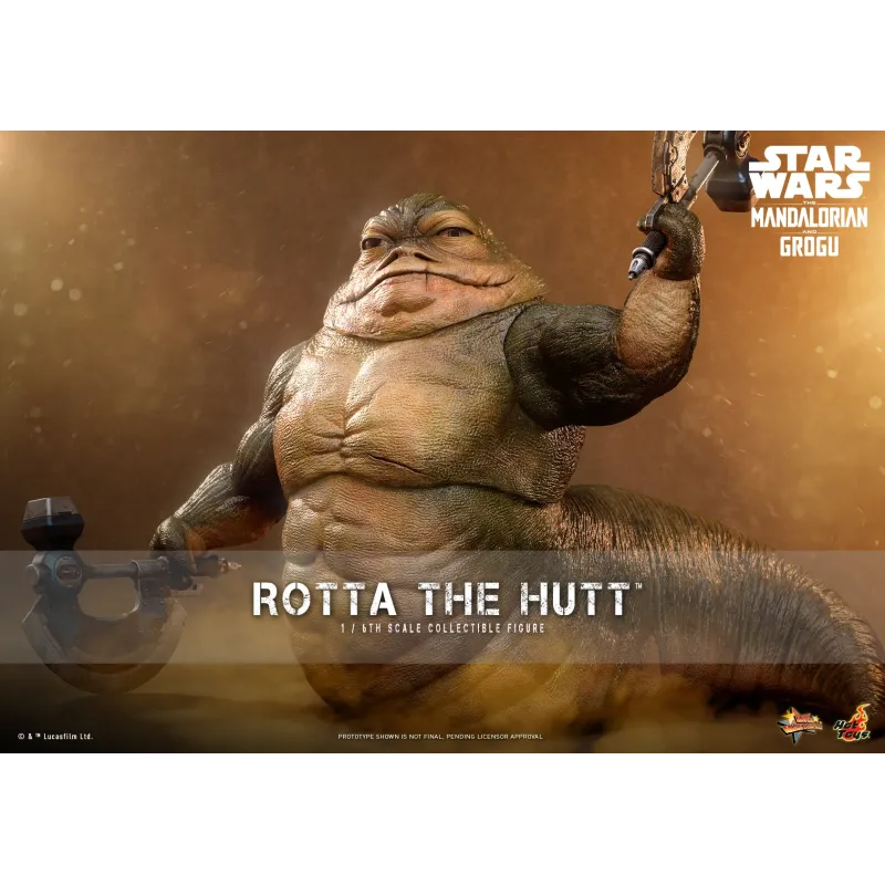 Star Wars: The Mandalorian & Grogu Rotta The Hutt Hot Toys