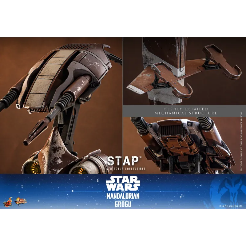 Star Wars: The Mandalorian & Grogu STAP Hot Toys