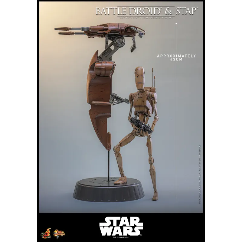 Star Wars: The Phantom MenaceBattle Droid & STAP Hot Toys