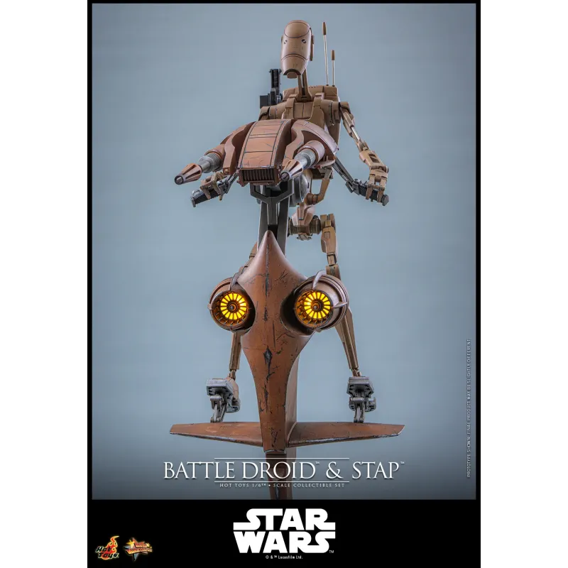 Star Wars: The Phantom MenaceBattle Droid & STAP Hot Toys