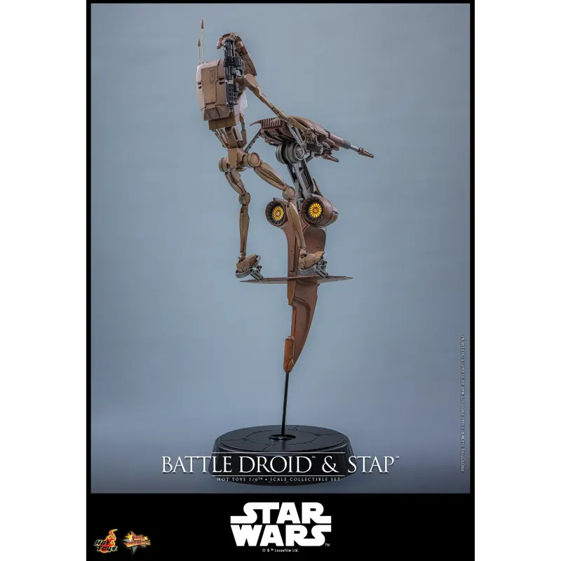 Star Wars: The Phantom MenaceBattle Droid & STAP Hot Toys