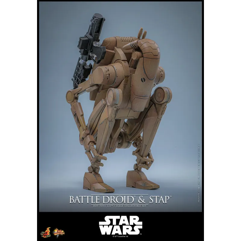 Star Wars: The Phantom MenaceBattle Droid & STAP Hot Toys