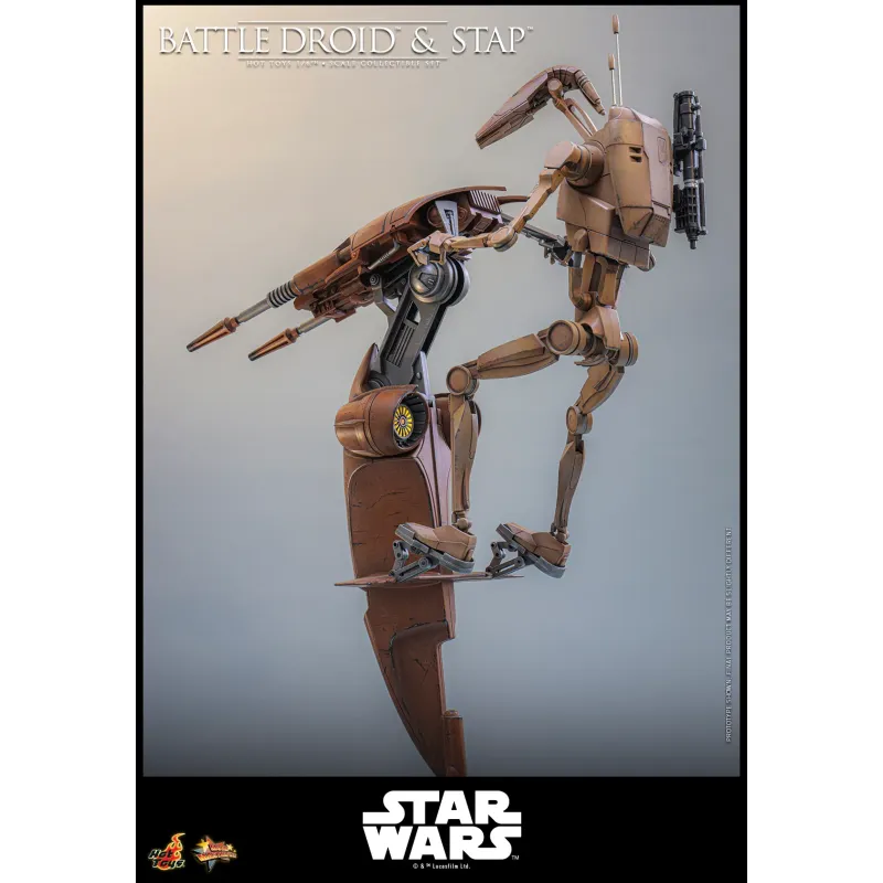 Star Wars: The Phantom MenaceBattle Droid & STAP Hot Toys