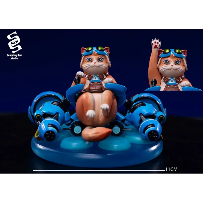 Overwatch Jetpack Cat Sculpting Soul Studio