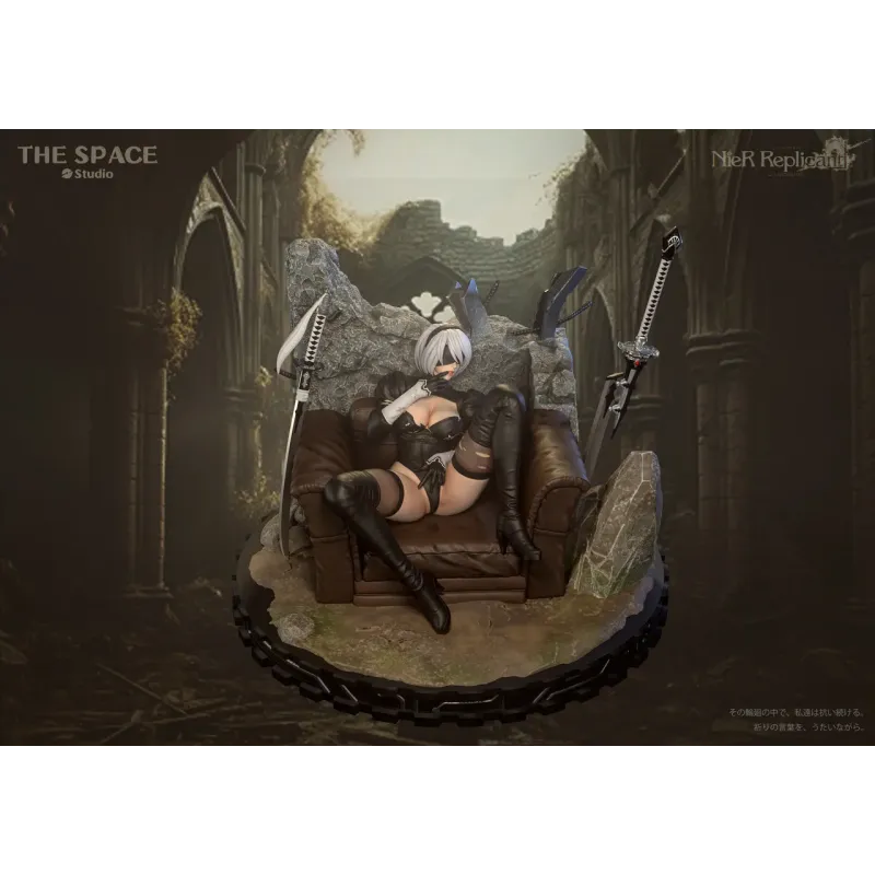 Nier Automata 2B Sitting Sofa The Space Studio