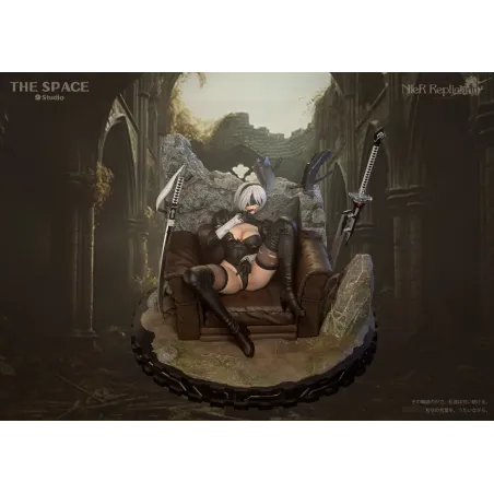 Nier Automata 2B Sitting Sofa The Space Studio
