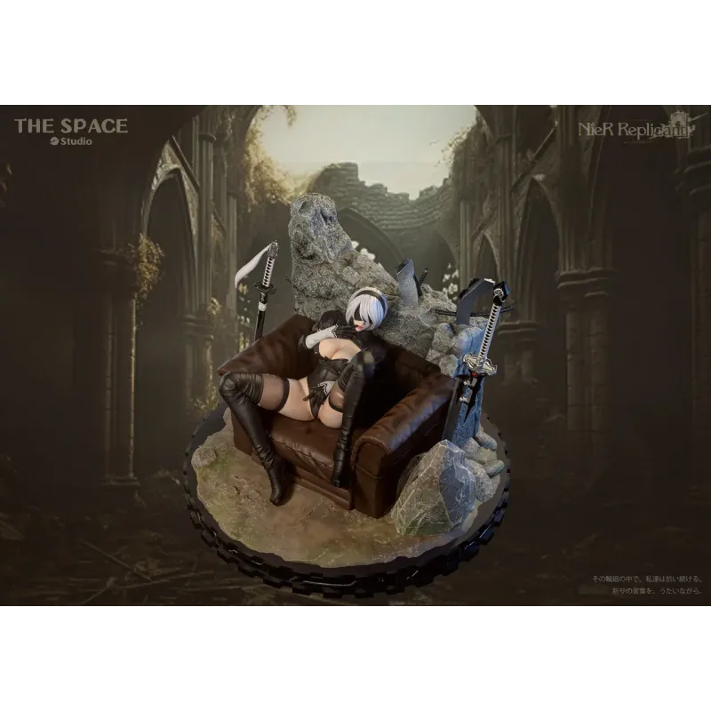 Nier Automata 2B Sitting Sofa The Space Studio