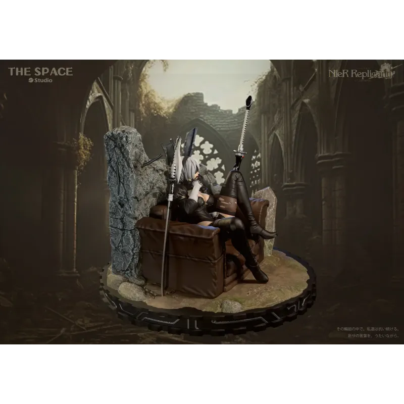 Nier Automata 2B Sitting Sofa The Space Studio