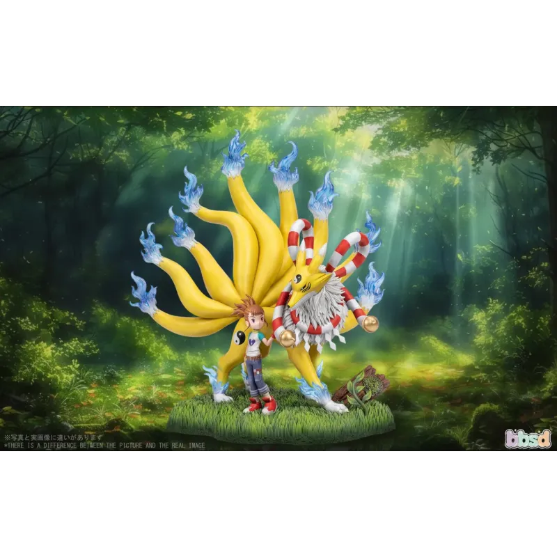Digimon Kyubimon & Rika Nonaka BBSD Studio