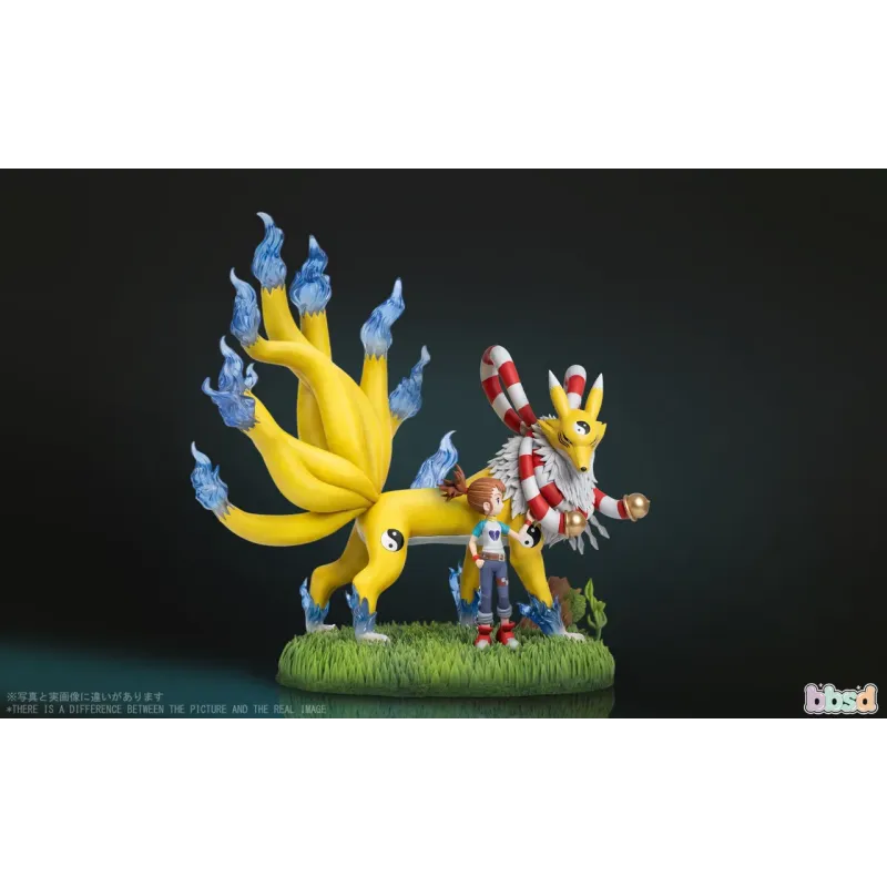 Digimon Kyubimon & Rika Nonaka BBSD Studio