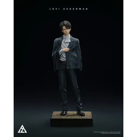 Attack on Titan Black suit Levi Ackerman AZ Studio