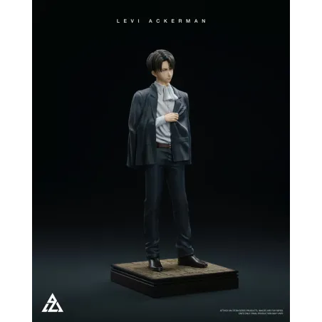 Attack on Titan Black suit Levi Ackerman AZ Studio