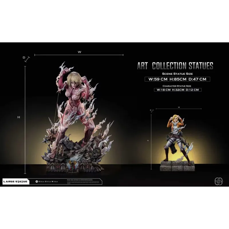 Attack on Titan Annie Leonhart & Female Titan Hertz Studio