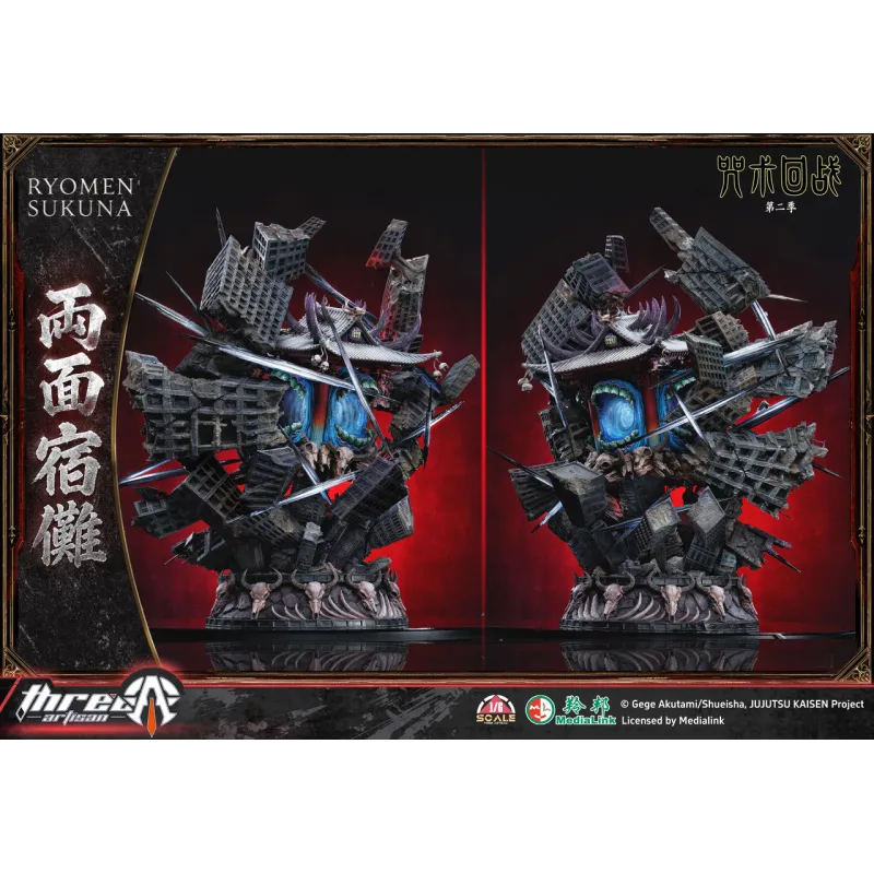 ThreeArtisan Ryomen Sukuna 1:6 LED - Collectible Figure
