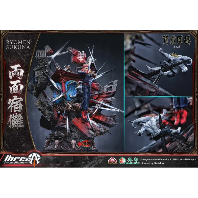 ThreeArtisan Ryomen Sukuna 1:6 LED - Collectible Figure