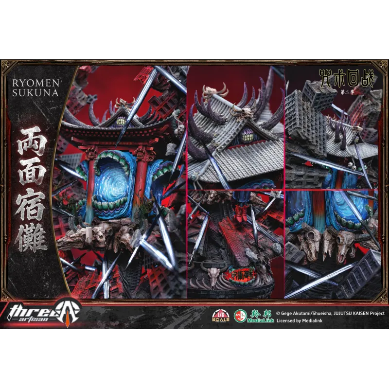 ThreeArtisan Ryomen Sukuna 1:6 LED - Collectible Figure
