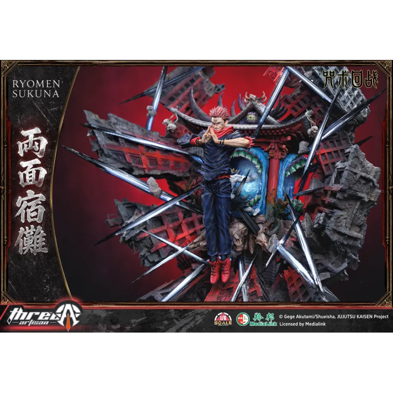 ThreeArtisan Ryomen Sukuna 1:6 LED - Collectible Figure