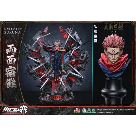 ThreeArtisan Ryomen Sukuna 1:6 LED - Figura Coleccionable