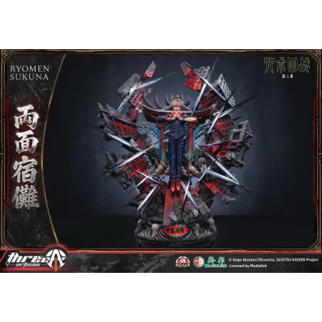 ThreeArtisan Ryomen Sukuna 1:6 LED - Figura Coleccionable
