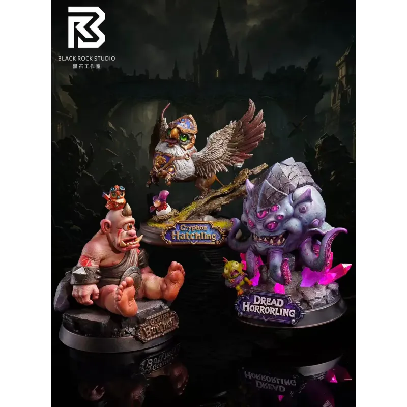 World of Warcraft Gryphon Hatchling & Gorian Butcher & Dread Horrorling BR Studio