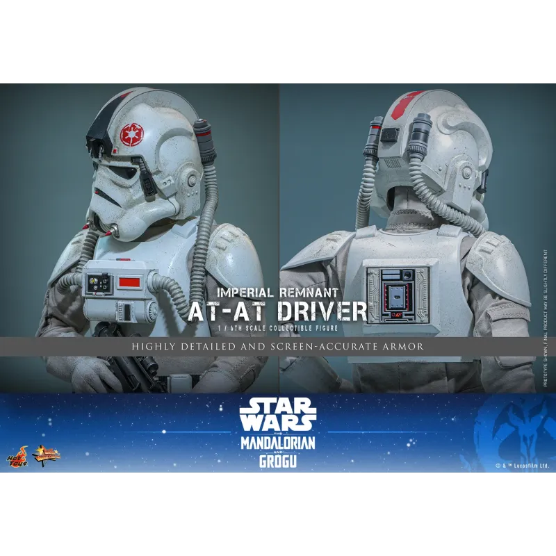 Star Wars: The Mandalorian & Grogu Imperial Remnant AT-AT Driver Hot Toys