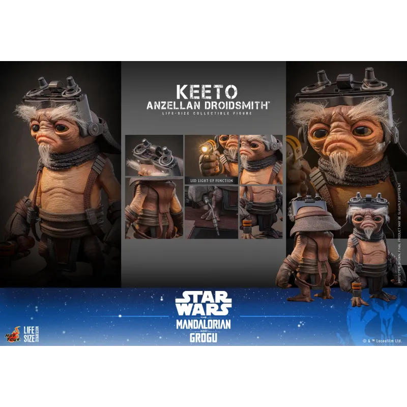 Star Wars: The Mandalorian & Grogu Keeto Anzellan Droidsmith Hot Toys
