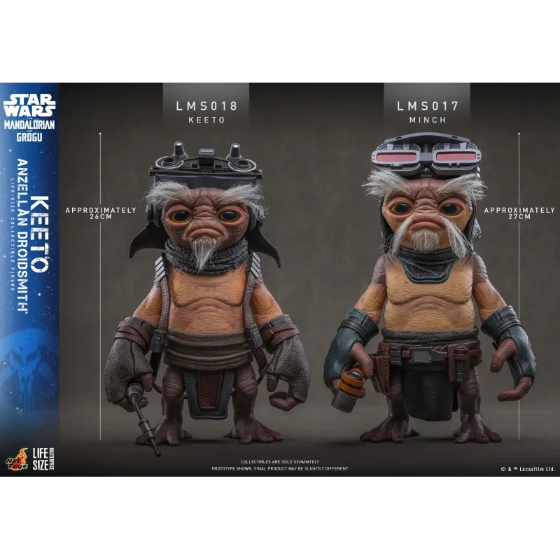 Star Wars: The Mandalorian & Grogu Keeto Anzellan Droidsmith Hot Toys