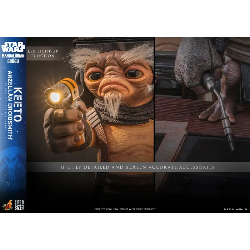Star Wars: The Mandalorian & Grogu Keeto Anzellan Droidsmith Hot Toys