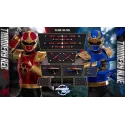 Power Rangers Thundery Red Ninja & Thunder Blue Ninja SooSooToys