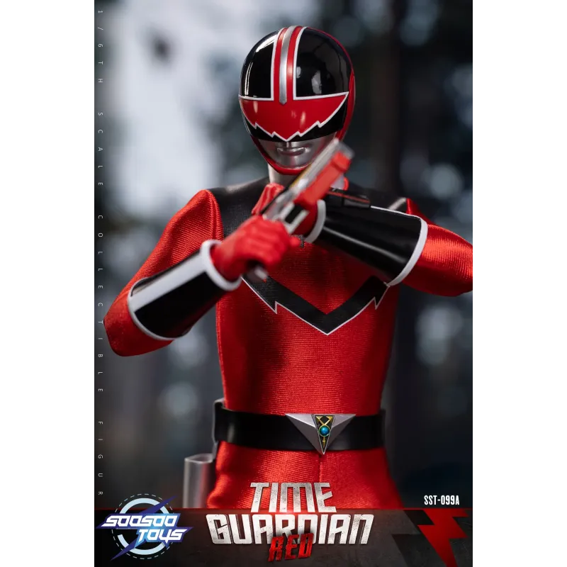 Power Rangers Red Time Guardian & Qubit Guardian SooSooToys