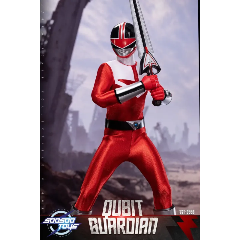 Power Rangers Red Time Guardian & Qubit Guardian SooSooToys