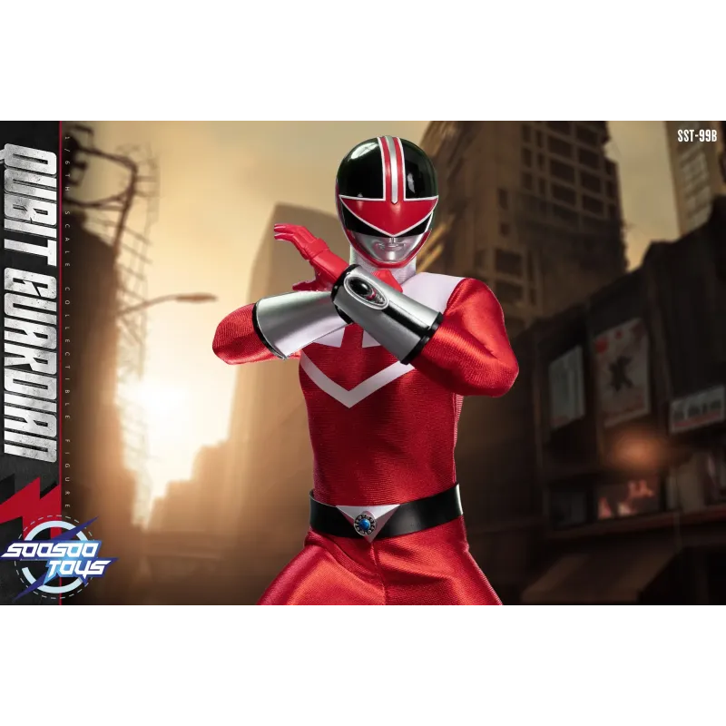 Power Rangers Red Time Guardian & Qubit Guardian SooSooToys