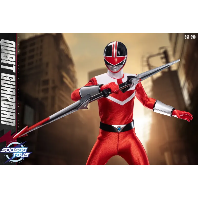 Power Rangers Red Time Guardian & Qubit Guardian SooSooToys