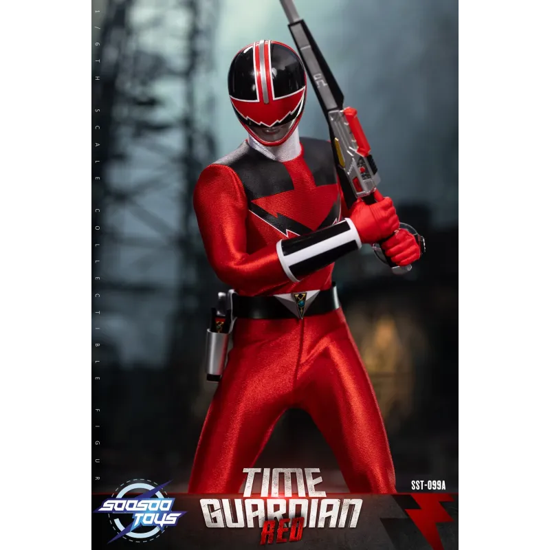 Power Rangers Red Time Guardian & Qubit Guardian SooSooToys