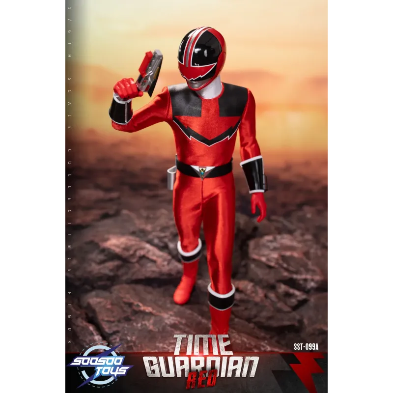 Power Rangers Red Time Guardian & Qubit Guardian SooSooToys