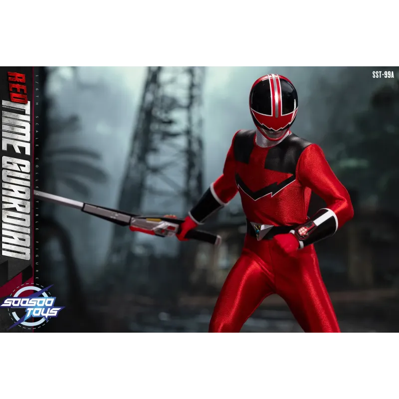 Power Rangers Red Time Guardian & Qubit Guardian SooSooToys