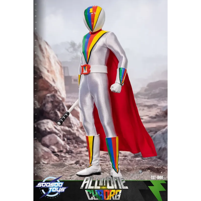 Power Rangers Mystic Force Fire Mage Ranger & Cheetah Buster & Space Silver Warrior & All-in-one Cyborg SooSooToys