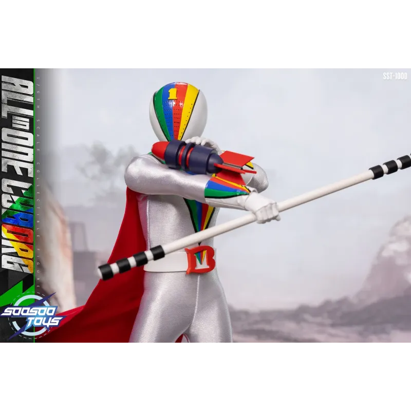 Power Rangers Mystic Force Fire Mage Ranger & Cheetah Buster & Space Silver Warrior & All-in-one Cyborg SooSooToys
