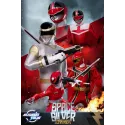 Power Rangers Mystic Force Fire Mage Ranger & Cheetah Buster & Space Silver Warrior & All-in-one Cyborg SooSooToys