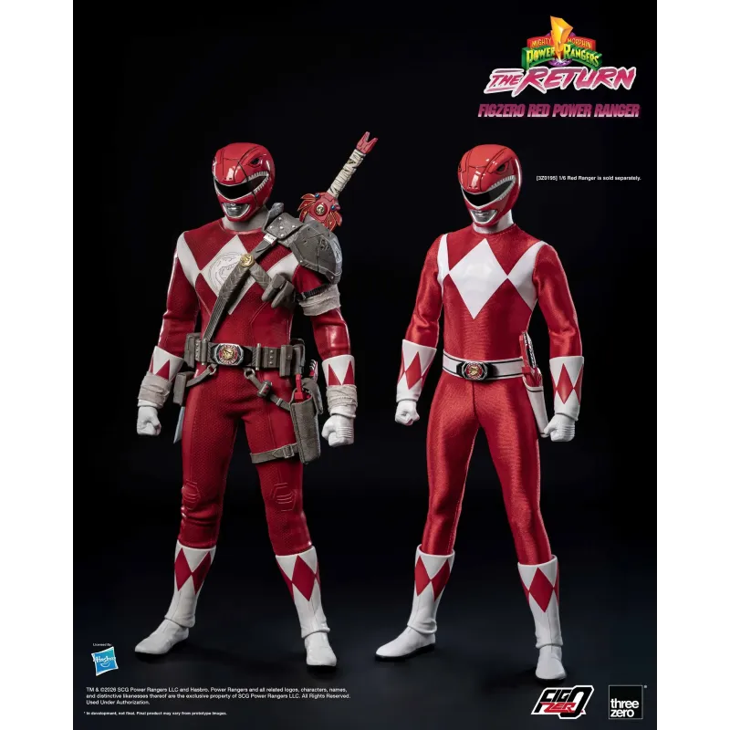 Power Rangers: The Return FigZero Red Power Ranger Threezero
