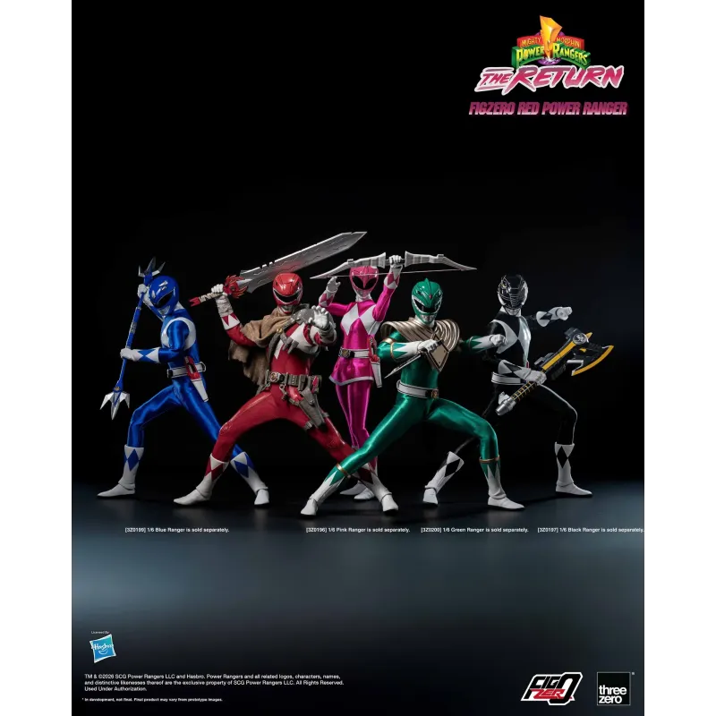 Power Rangers: The Return FigZero Red Power Ranger Threezero