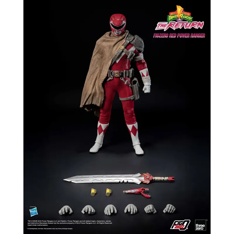 Power Rangers: The Return FigZero Red Power Ranger Threezero