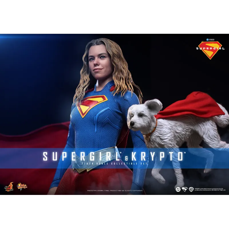 DC Supergirl & Krypto Hot Toys