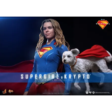 DC Supergirl & Krypto Hot Toys